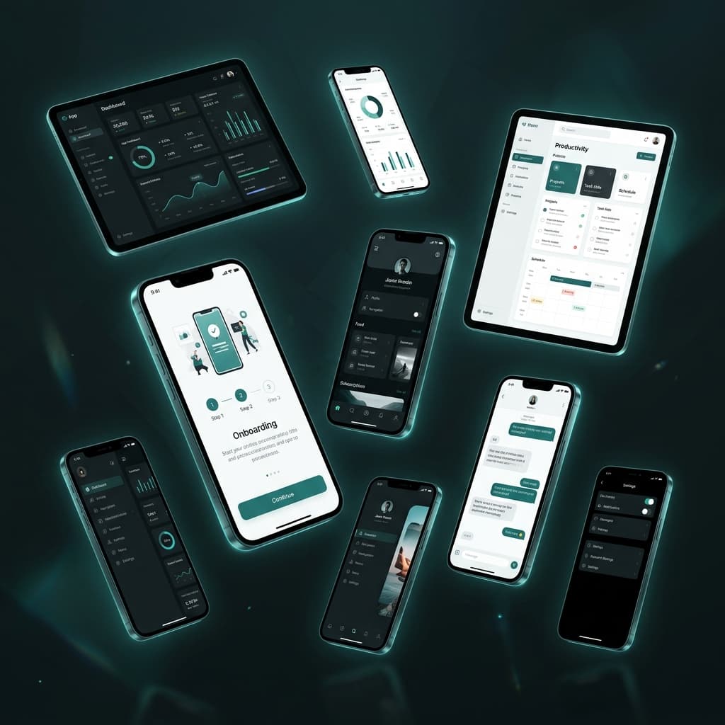 Mobile Application Development illustration
